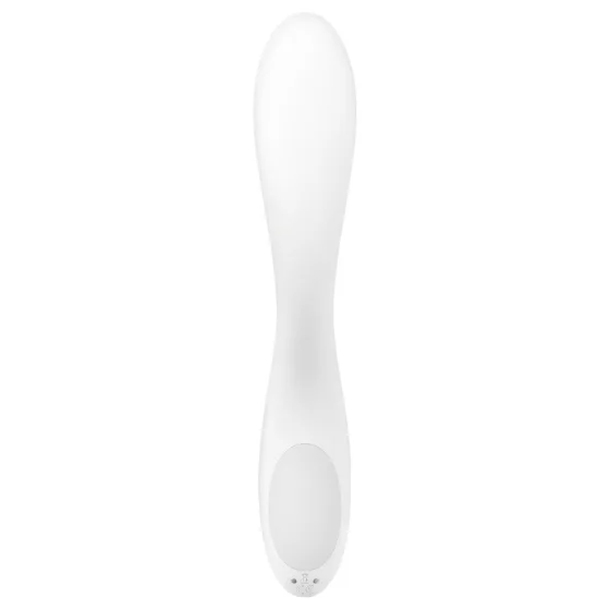 Satisfyer Rrrolling - vibrátor na G-bod s pohyblivými kuličkami - bílý
