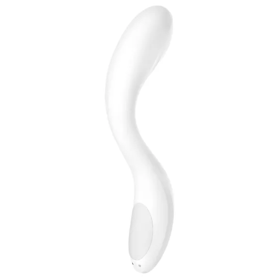 Satisfyer Rrrolling - vibrátor na G-bod s pohyblivými kuličkami - bílý