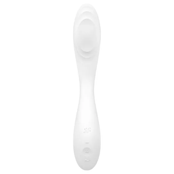 Satisfyer Rrrolling - vibrátor na G-bod s pohyblivými kuličkami - bílý