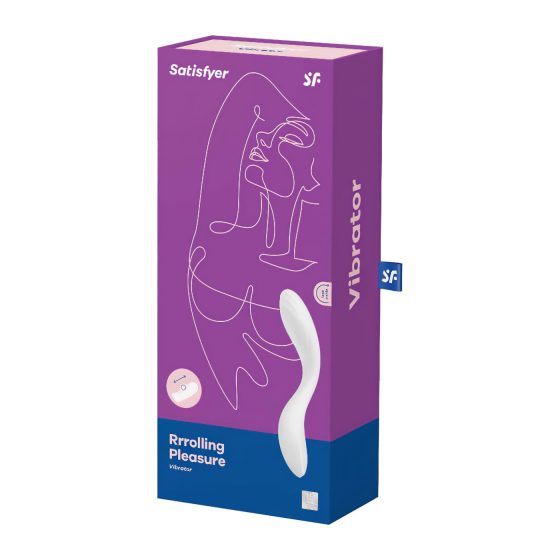 Satisfyer Rrrolling - pohyblivý kuličkový G-bod vibrátor (bílý)