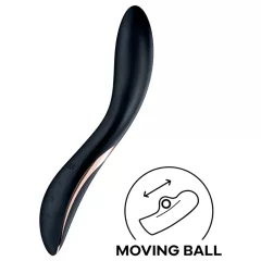   Satisfyer Rrrolling - vibrační G‑bodový vibrátor s pohyblivou kuličkou (černý)