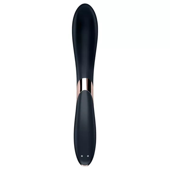 Satisfyer Rrrolling - vibrátor na G-bod s pohyblivými kuličkami - černý
