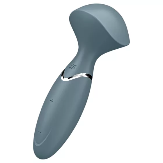 Satisfyer Mini Wand-er - masážní vibrátor (šedý)
