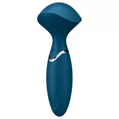   Satisfyer Mini Wand-er - vodotěsný masážní vibrátor (modrý)