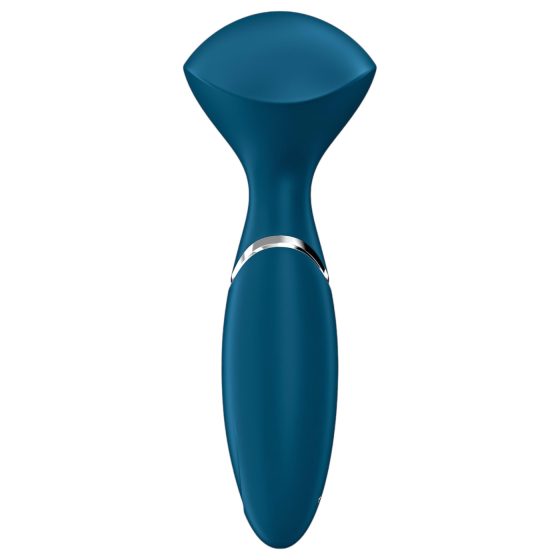 Satisfyer Mini Wand-er - vodotěsný masážní vibrátor (modrý)