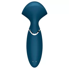   Satisfyer Mini Wand-er - vodotěsný masážní vibrátor (modrý)