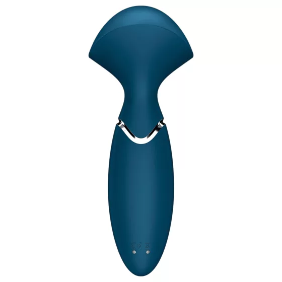 Satisfyer Mini Wand-er - masážní vibrátor voděodolný - modrý