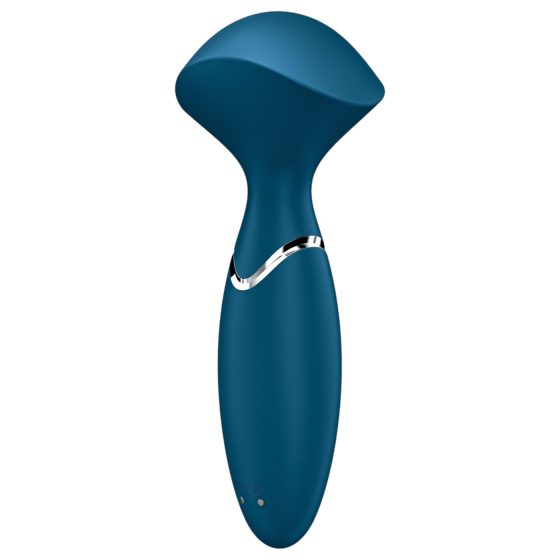 Satisfyer Mini Wand-er - vodotěsný masážní vibrátor (modrý)