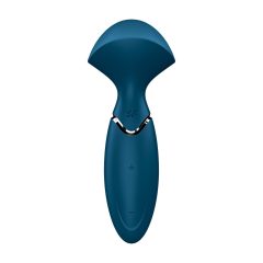   Satisfyer Mini Wand-er - dobíjecí, vodotěsný masážní vibrátor (modrý)