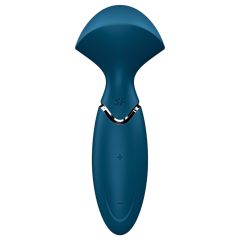   Satisfyer Mini Wand-er - vodotěsný masážní vibrátor (modrý)