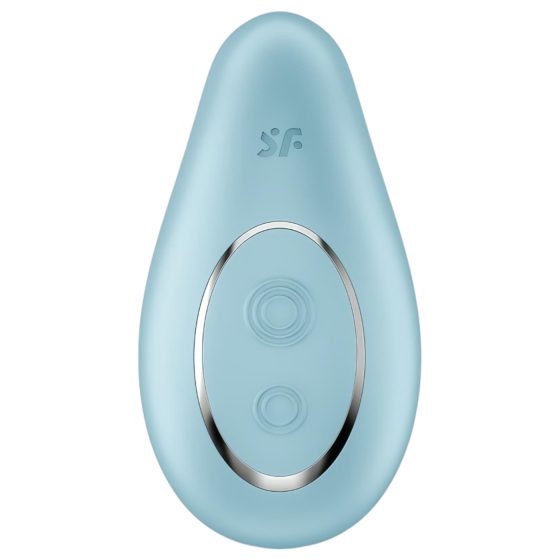 Satisfyer Dipping Delight - akumulátorový klitorální vibrátor (modrý)