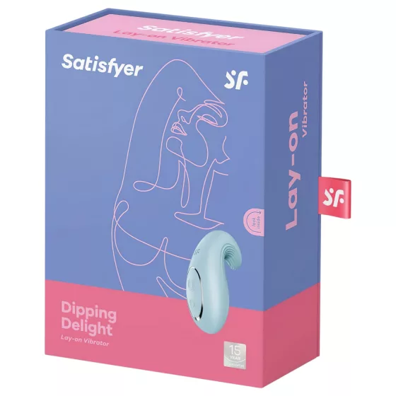 Satisfyer - vibrátor na klitoris - dobíjecí - modrý