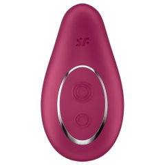   Satisfyer Dipping Delight - vibrační stimulátor klitorisu - akumulátor - červený