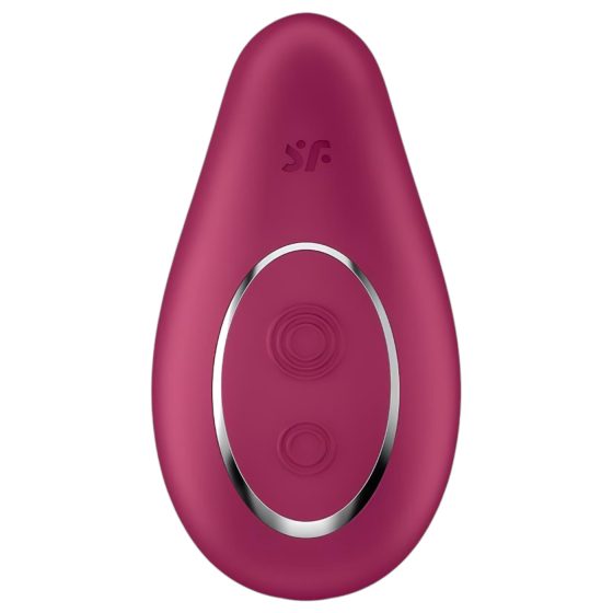 Satisfyer Dipping Delight - akumulátorový klitorální vibrátor (červený)