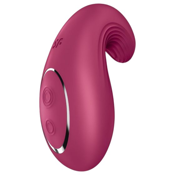 Satisfyer Dipping Delight - akumulátorový klitorální vibrátor (červený)