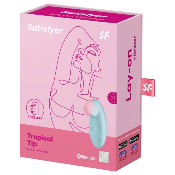 Satisfyer - chytrý vibrátor na klitoris - modrá