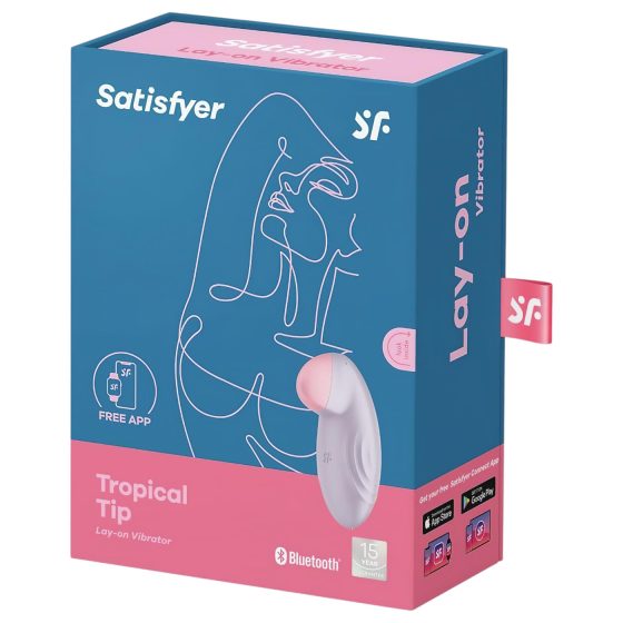 Satisfyer - chytrý vibrátor na klitoris - fialový