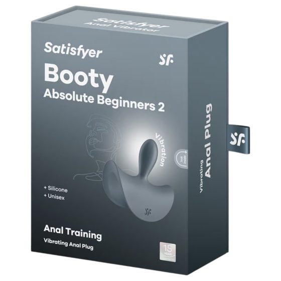 Satisfyer Booty Pro Začátečníky 2 - anální vibrátor (šedý)