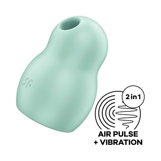 Satisfyer Pro To Go 1 - nabíjecí, pulzní stimulátor klitorisu (mentolový)