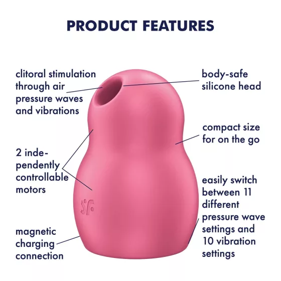 Satisfyer Pro To Go 1 - vibrační stimulátor klitorisu na vlny