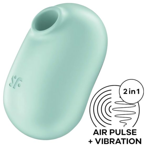 Satisfyer Pro To Go 2 - akumulátorový stimulátor klitorisu s tlakem vzduchu (máta)