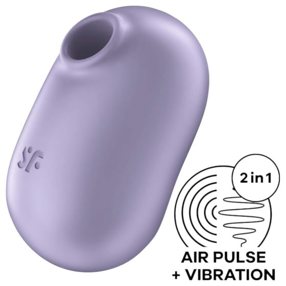 Satisfyer Pro To Go 2 - akumulátorový stimulátor klitorisu s tlakovými vlnami (fialová)