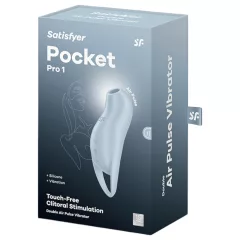   Satisfyer Pocket Pro 1 - stimulátor klitorisu s tlakovými vlnami (modrý)