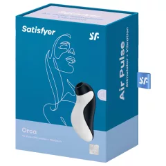   Satisfyer Orca - vodotěsný stimulátor klitorisu s tlakovými vlnami (černo-bílý)