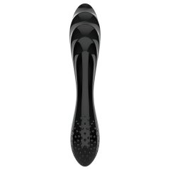   Satisfyer Dazzling Crystal 1 - oboustranné skleněné dildo (černé)