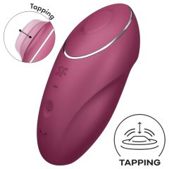   Satisfyer - vibrátor a stimulátor klitorisu 2v1 - červený