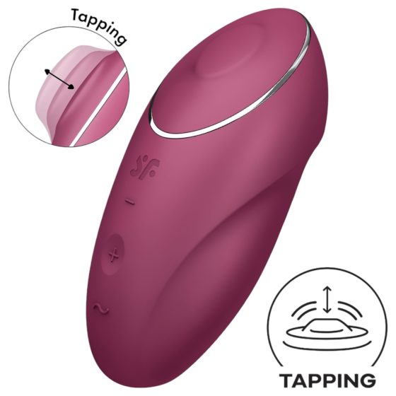Satisfyer - vibrátor a stimulátor klitorisu 2v1 - červený