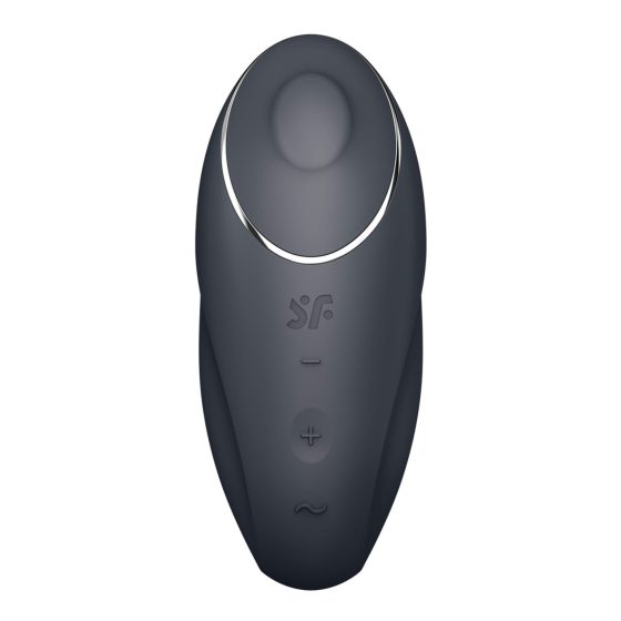 Satisfyer Tap & Climax 1 - vibrátor a stimulátor klitorisu 2v1 (černý)