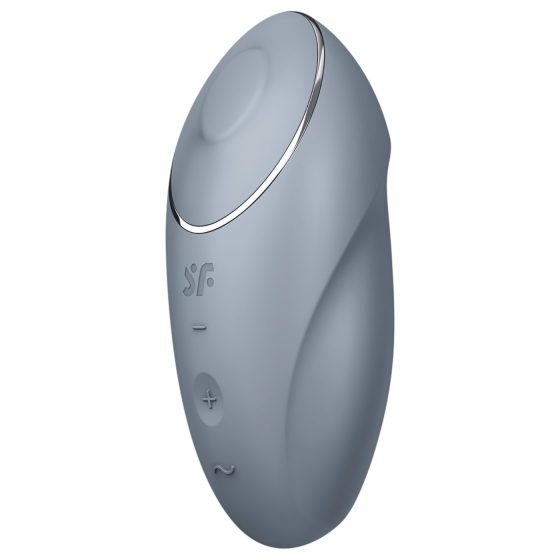 Satisfyer Tap & Climax 1 - 2v1 stimulátor klitorisu (šedý)