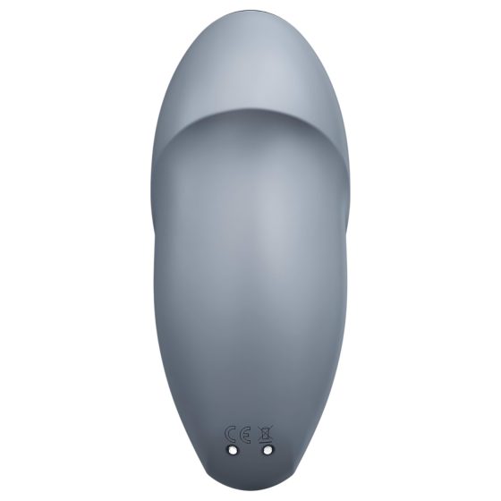 Satisfyer Tap & Climax 1 - 2v1 stimulátor klitorisu (šedý)