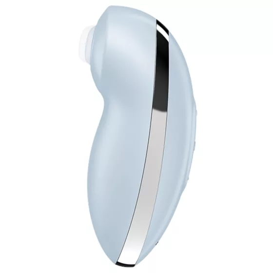 Satisfyer Tap & Climax 2 - stimulátor klitorisu a vibrátor 2 v 1 (modrý)
