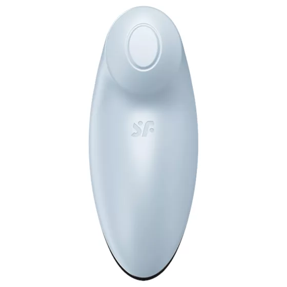 Satisfyer Tap & Climax 2 - stimulátor klitorisu a vibrátor 2 v 1 (modrý)