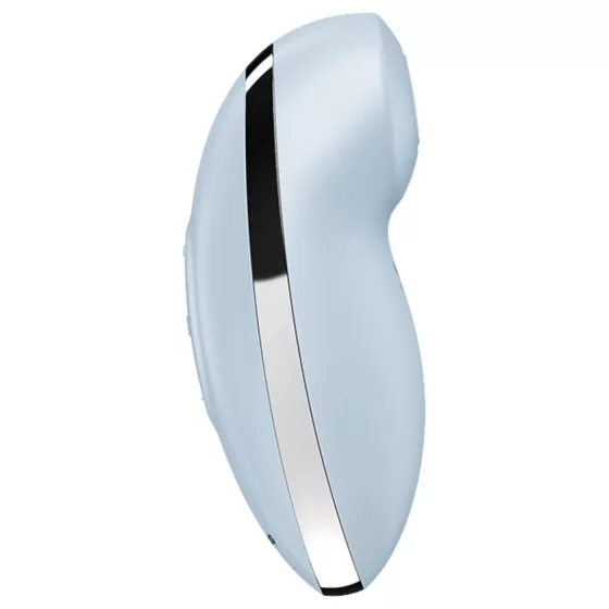 Satisfyer Tap & Climax 2 - stimulátor klitorisu a vibrátor 2 v 1 (modrý)