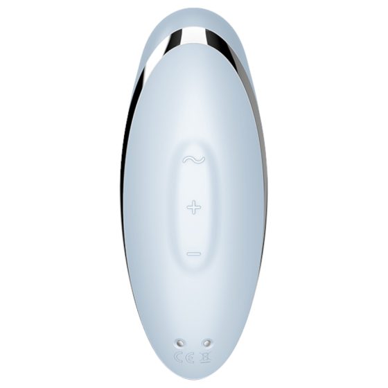 Satisfyer Tap & Climax 2 - 2v1 stimulátor a vibrátor na klitoris (modrá)