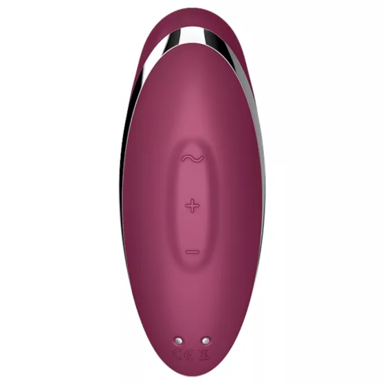 / Satisfyer Tap & Climax 2 - 2v1 stimulátor klitorisu a vibrátor (červený)