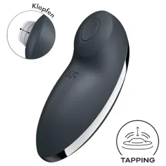 Satisfyer - vibrátor na klitoris 2v1 - šedý