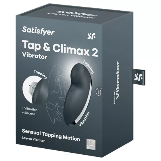 Satisfyer - vibrátor na klitoris 2v1 - šedý