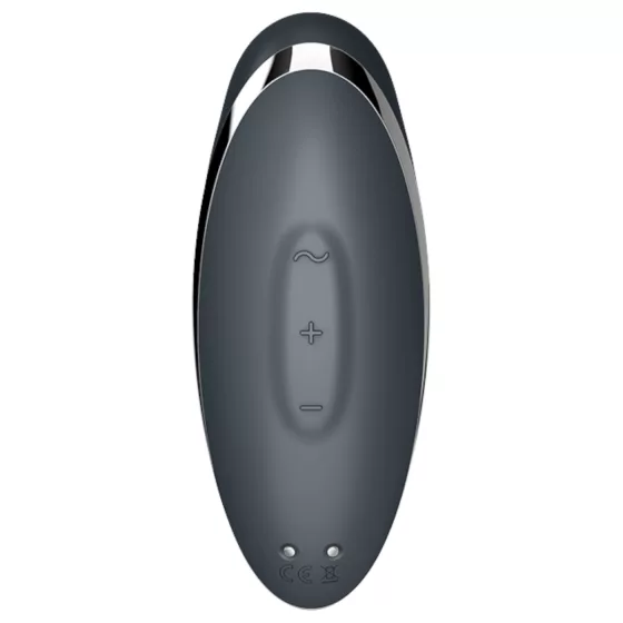 Satisfyer - vibrátor na klitoris 2v1 - šedý
