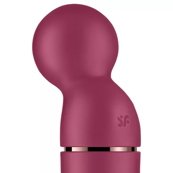 Satisfyer Planet Wand-er - masážní vibrátor (červený)