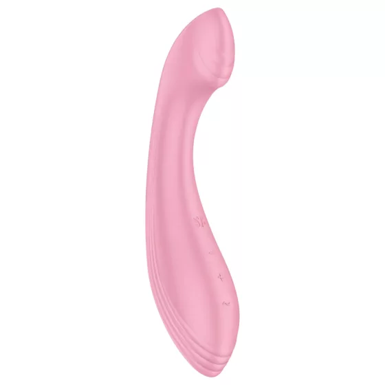 Satisfyer G-Force - vibrátor na bod G - dobíjecí, vodotěsný, růžový