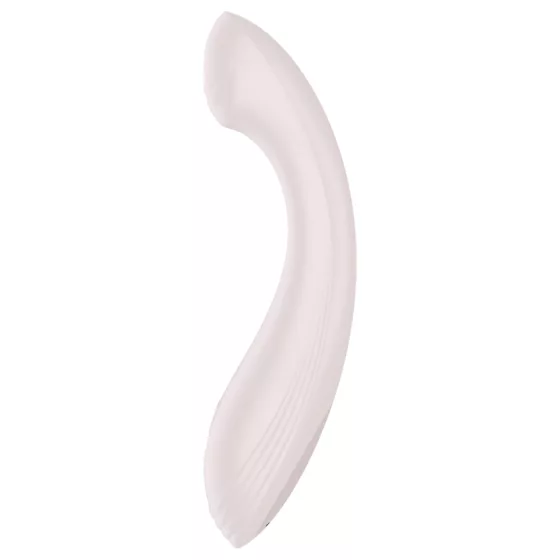 Satisfyer G-Force - akumulátorový, vodotěsný vibrátor na bod G (béžový)