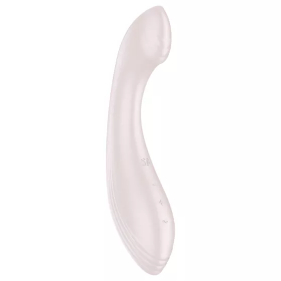 Satisfyer G-Force - akumulátorový, vodotěsný vibrátor na bod G (béžový)