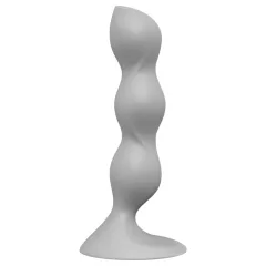 Satisfyer Triple Ball-R - dildo s korálky - šedá