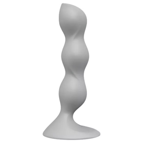 Satisfyer Triple Ball-R - dildo s korálky - šedá