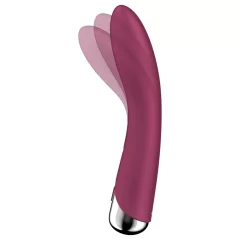   Satisfyer Spinning Vibe 1 - rotační G-bodový vibrátor s otočnou hlavicí (červený)