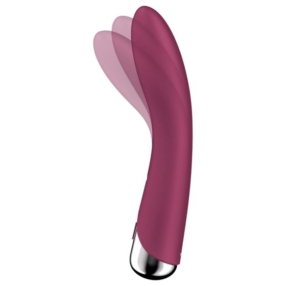 Satisfyer Spinning Vibe 1 - rotační G-bod vibrátor (červený)
